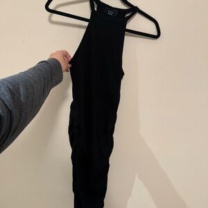 VICI Black High Neck Sleeveless Bodycon Dress
